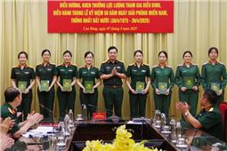 Biểu dương nữ quân nhân tham gia nhiệm vụ A50